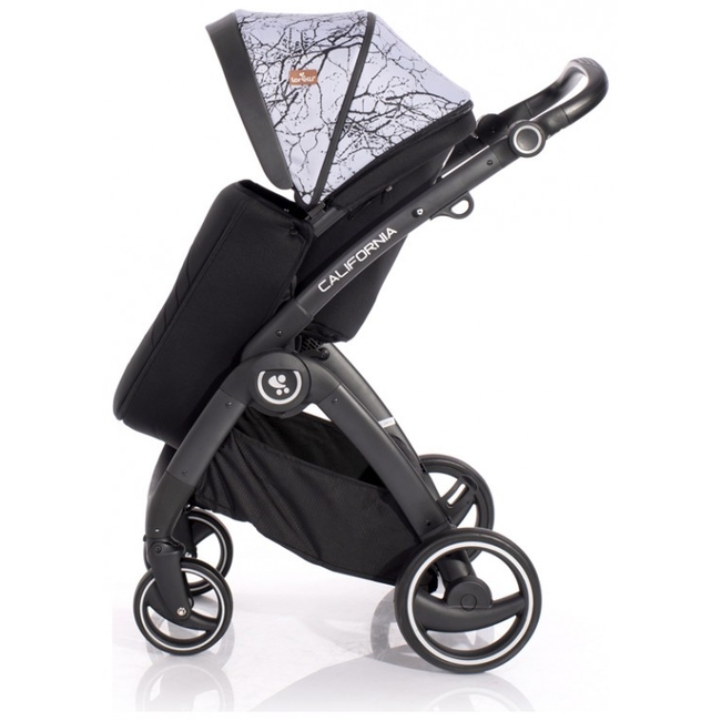 Lorelli California 2 in 1 Reversible Travel System - Grey Marble (10021572099)