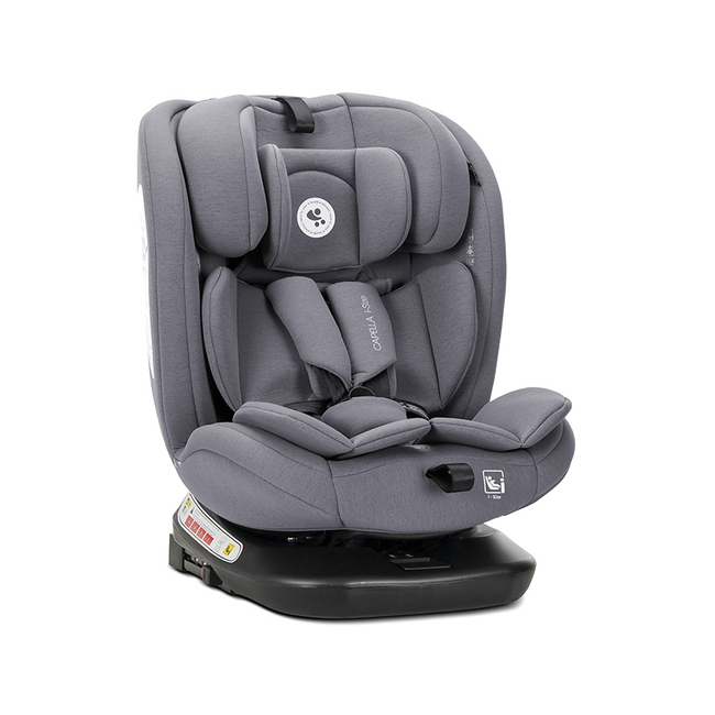 Lorelli Κάθισμα Αυτοκινήτου Capella Grey i-Size 40-150 cm με ISOFIX & Περιστροφή 360°