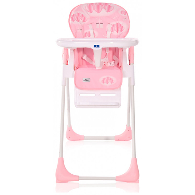 Lorelli Cryspi Children High Chair Pink Hearts 10100442111