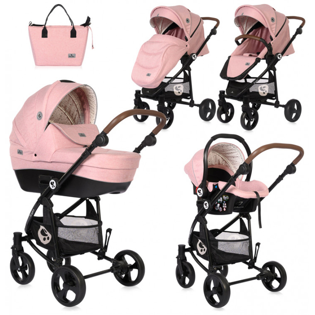 Lorelli Crysta Set 3 in 1 Travel System  0+ m Blossom Pink 10021732145