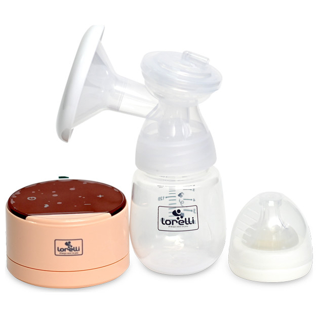 Lorelli Daily Comfort Electric Breast Pump with Bottle 180ml BPA Free Pink 10220580001