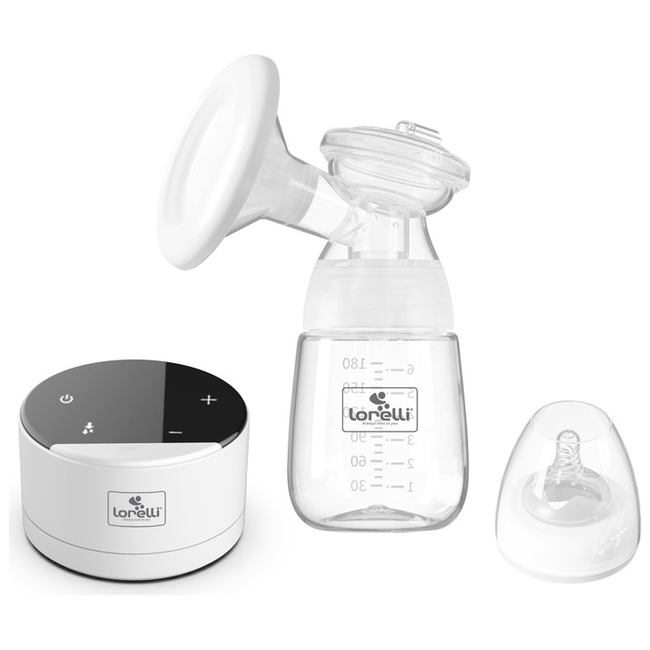 Lorelli Daily Comfort Electric Breast Pump with Bottle 180ml BPA Free White 10220580003