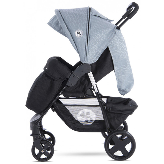 Lorelli Daisy Baby Stroller with Footmuff 6+ months Black Silver Blue 10021632124