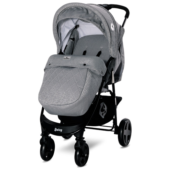 Lorelli Daisy Baby Stroller with Footmuff 6+ months Cool Grey 10021632123
