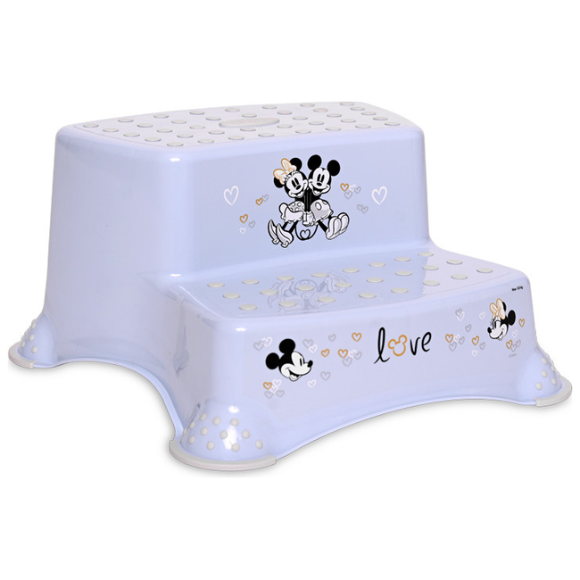 Lorelli Double Step Stool with Anti-Slip-Function Boy Love Light Blue 10130920684