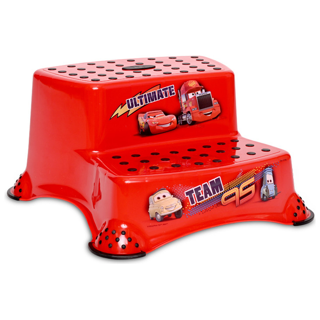 Lorelli Double Step Stool with Anti-Slip-Function Cars McQueen 10130920018