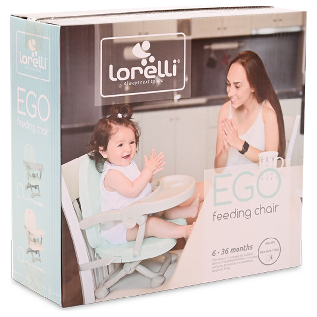 Lorelli Ego 2 in 1 Portable Baby Dining Chair Green 10100480001