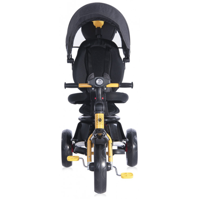 Lorelli Enduro Αναδιπλούμενο Τρίκυκλο Παιδικό Ποδήλατο με Αναστρέψιμο Κάθισμα Ανάκλιση Πλάτης Ζώνη Φως Yellow Black 10050412101
