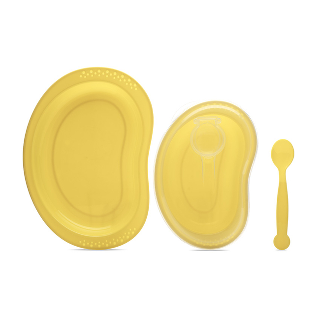 Lorelli Σετ Φαγητού Yellow – Μπωλ, Πιάτο & Κουτάλι