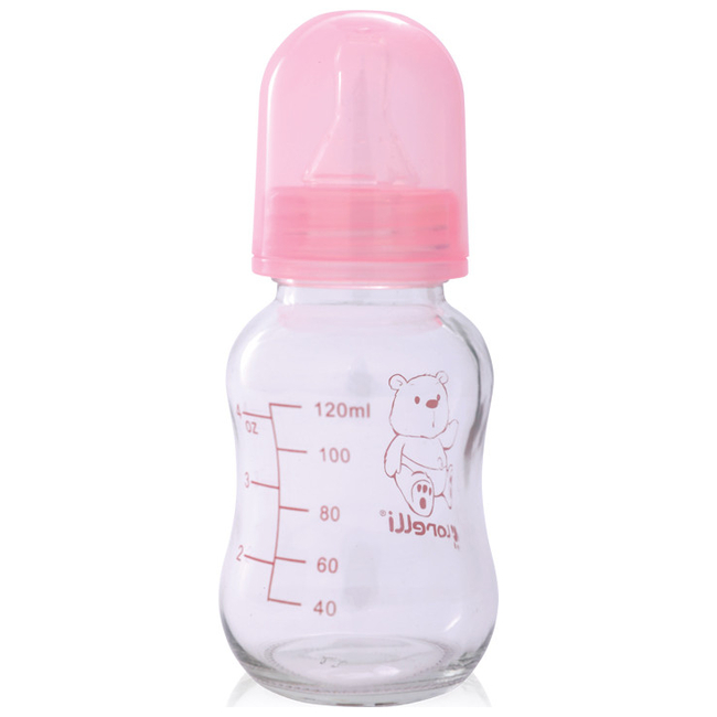 Lorelli Glass Bottle 120ml 0+ Pink 1020061