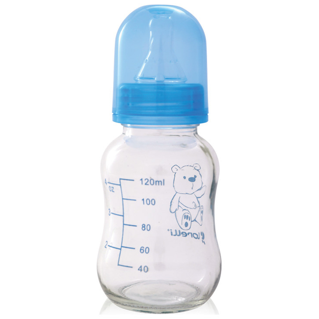 Lorelli Glass Bottle 120ml 0+ Blue 1020061