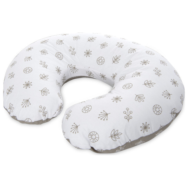 Lorelli Happy Μαξιλάρι Θηλασμού Abstract Leaves Grey Beige 20040245001