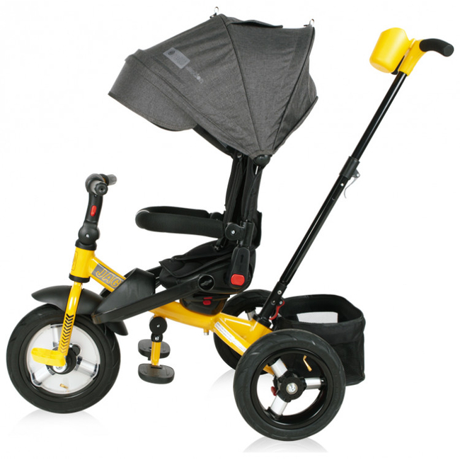 Lorelli Jaguar AIR Baby Tricycle Black Yellow 10050392101