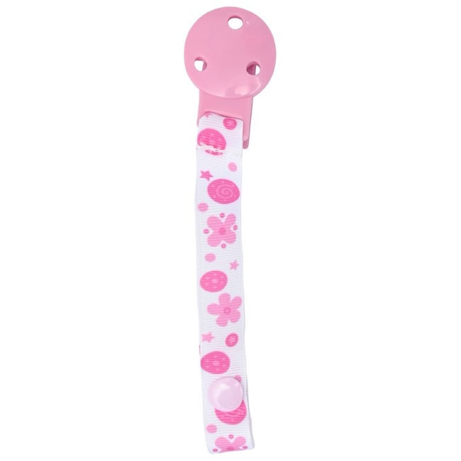 Lorelli Pacifier Holder Pink 1022055