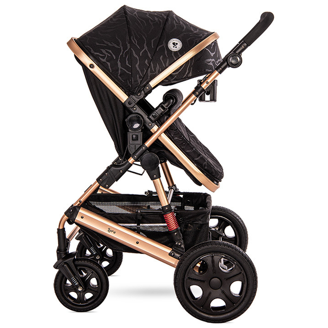 Lorelli Lora 2 in 1 Convertible Stroller Luxe Black 10021272186