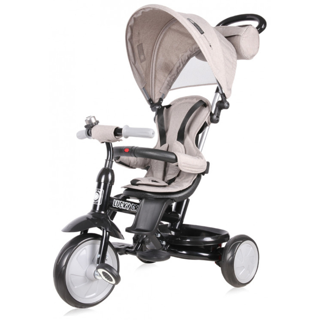 Lorelli Lucky Crew Baby Tricycle Black Grey 10050610005