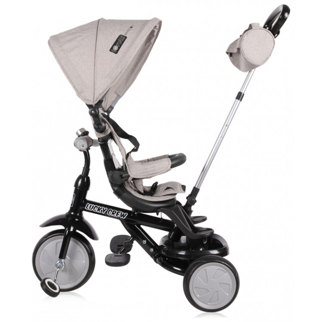 Lorelli Lucky Crew Baby Tricycle Black Grey 10050610005