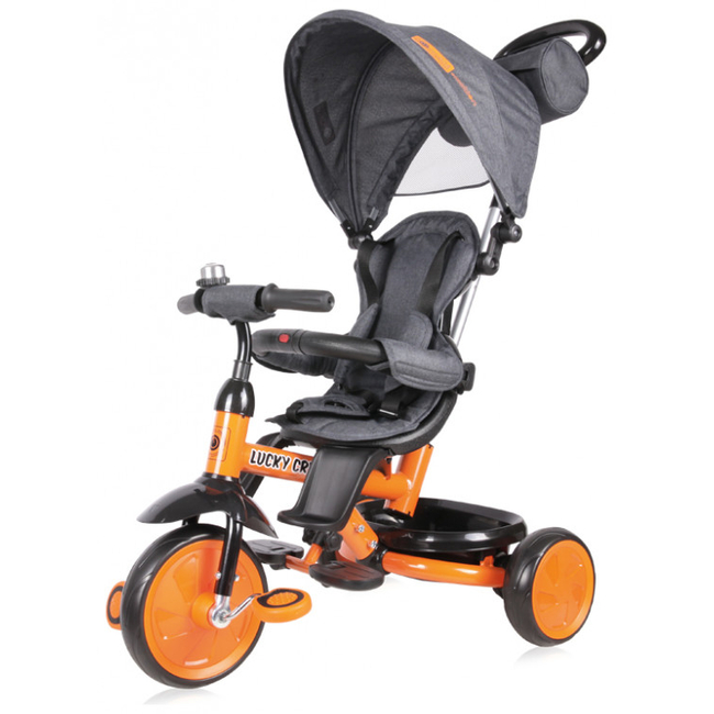Lorelli Lucky Crew Baby Tricycle Black Orange 10050610023