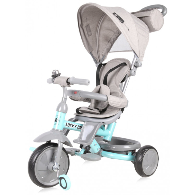 Lorelli Lucky Crew Baby Tricycle Grey Green 10050610021