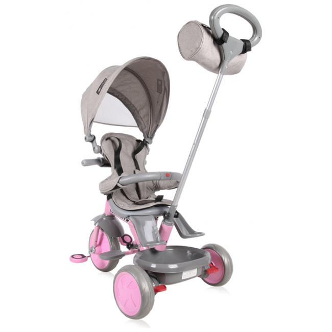 Lorelli Lucky Crew Baby Tricycle Grey Pink 10050610022