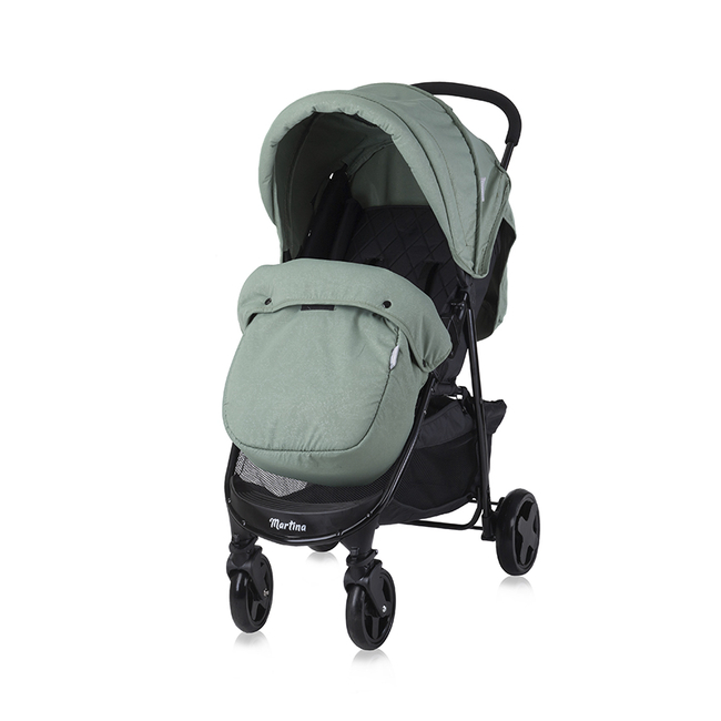 Lorelli Martina Baby Stroller with Footmuff Green Bay 10021712390