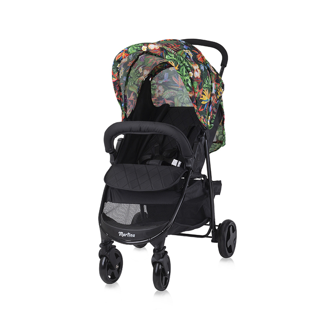 Lorelli Martina Baby Stroller with Footmuff Tropical Flowers 10021712388