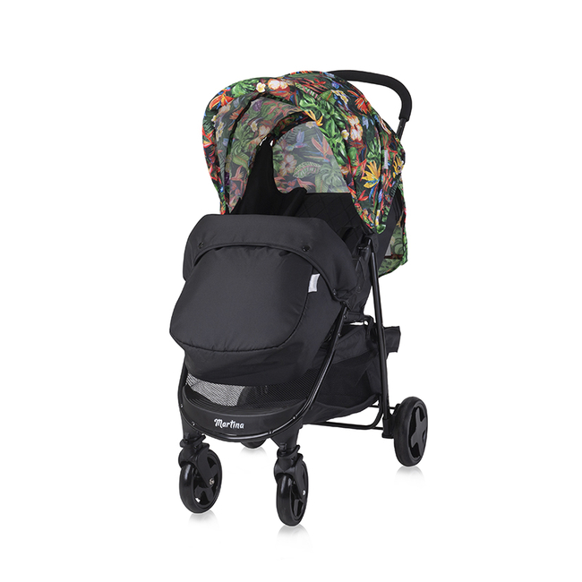 Lorelli Martina Baby Stroller with Footmuff Tropical Flowers 10021712388