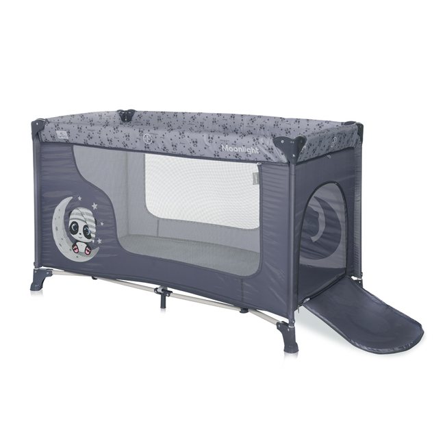 Lorelli Moonlight 1 layer Παρκοκρέβατο Cool Grey Panda 10080392362