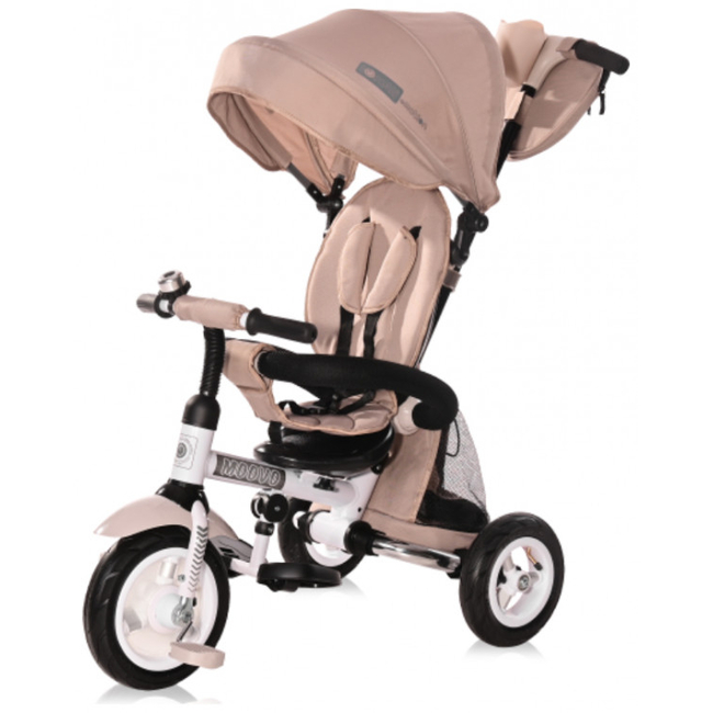 Lorelli Moovo Air Foldable Children Tricycle with Backrest Ivory 10050462105