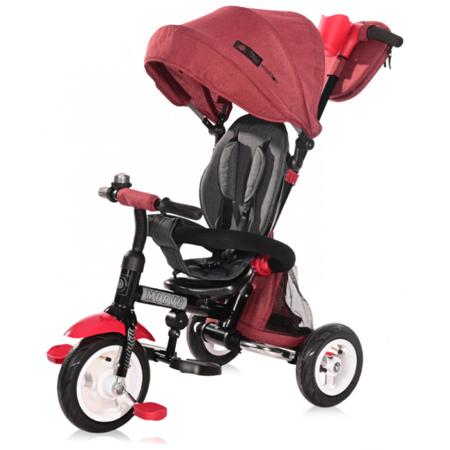 Lorelli Moovo Air Foldable Children Tricycle with Backrest Red Black Luxe 10050462103