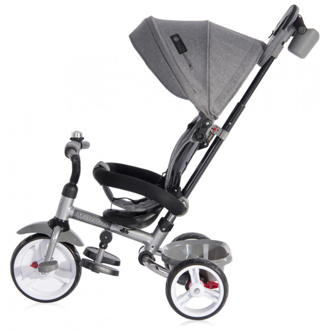 Lorelli Moovo Foldable Children Tricycle with Backrest Grey Luxe 10050472102