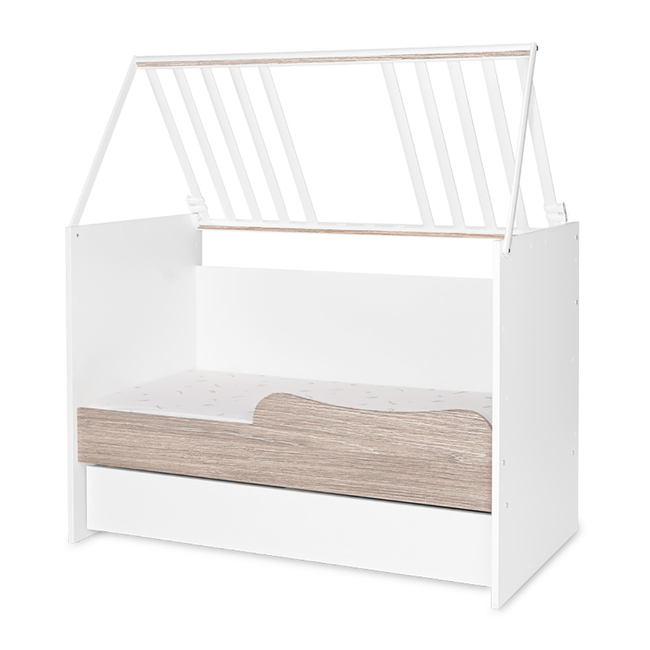 Lorelli Multi 5 in 1 Polymorphic Bed for Mattress 60x120cm White Coffee 10150570027