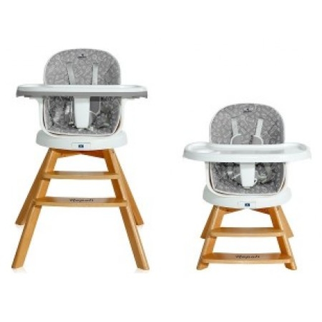 Lorelli Napoli 3 in 1 Swivel Highchair - Grey Candy 10100472137