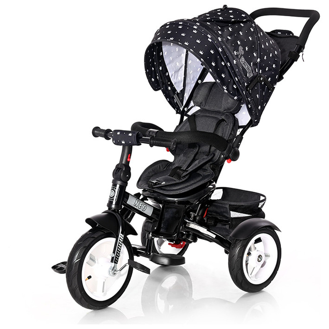 Lorelli Neo Air Wheels Children Tricycle Black Crowns 10050342106