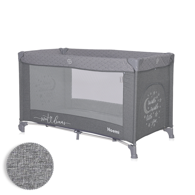 Lorelli Noemi 1 Layer Playpen Cool Grey Star 10080542216