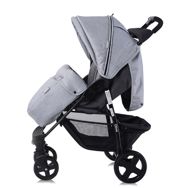 Lorelli Olivia Baby Stroller with Footmuff Cool Grey 10021872386