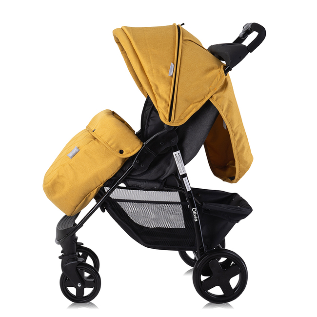 Lorelli Olivia Baby Stroller with Footmuff Lemon Curry 10021872338