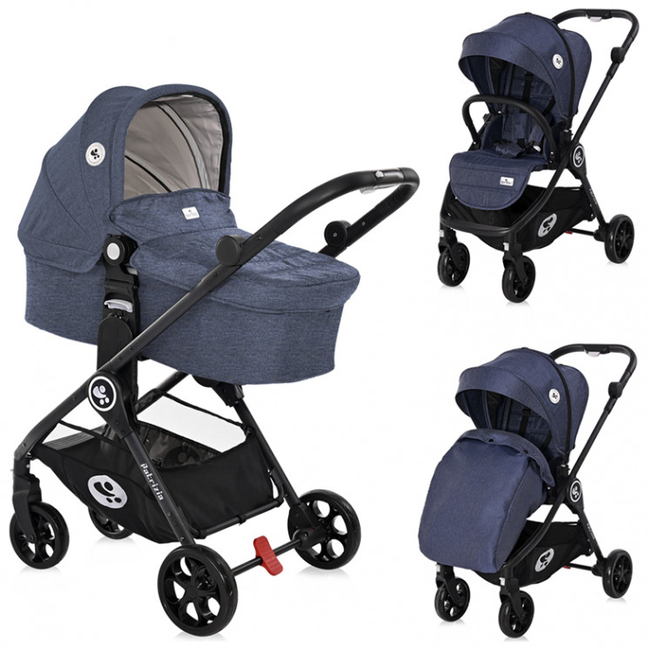 Lorelli Patrizia 2 in 1 Transport System 0+ months Blue 10021652168