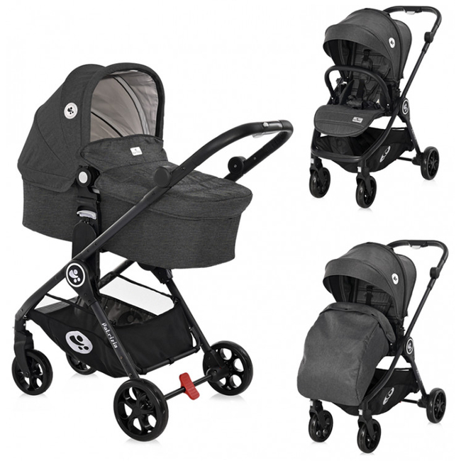 Lorelli Patrizia 2 in 1 Transport System 0+ months Dark Grey 10021652118