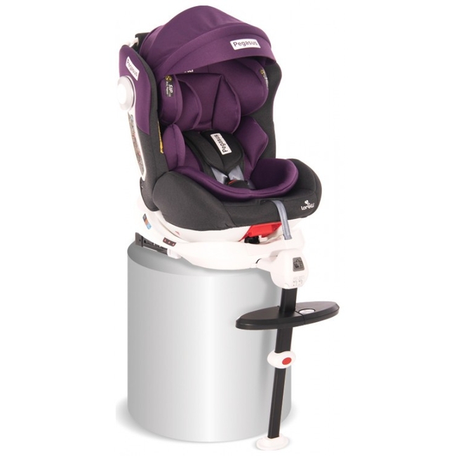 Lorelli Pegasus Isofix 0-36kg Car Seat 360° Rotation - Grey Violet (10071462101)