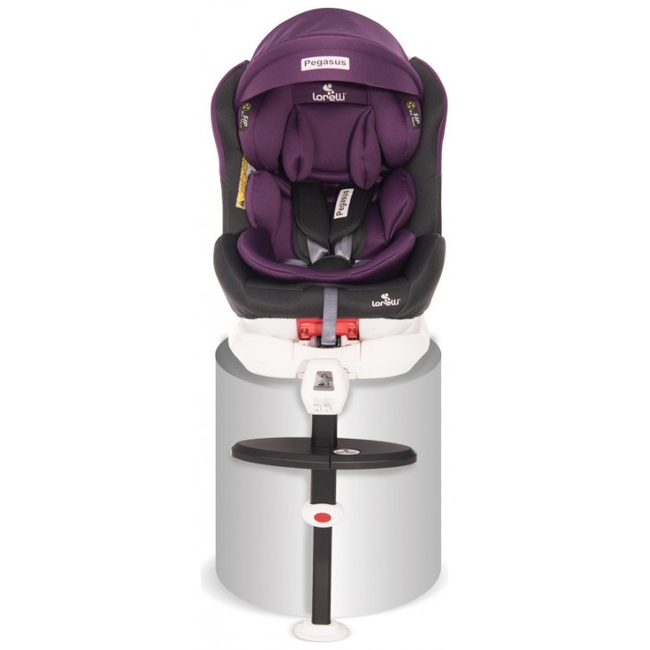 Lorelli Pegasus Isofix 0-36kg Car Seat 360° Rotation - Grey Violet (10071462101)