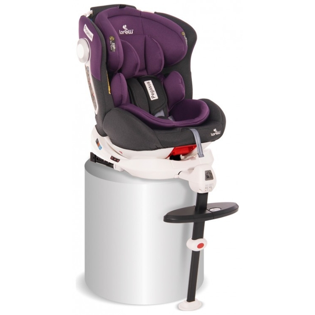 Lorelli Pegasus Isofix 0-36kg Car Seat 360° Rotation - Grey Violet (10071462101)