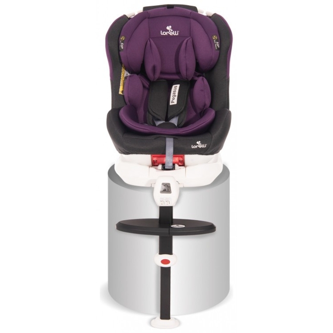 Lorelli Pegasus Isofix 0-36kg Car Seat 360° Rotation - Grey Violet (10071462101)