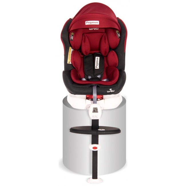 Lorelli Pegasus Isofix 0-36kg Car Seat 360° Rotation - Red Black (10071462103)