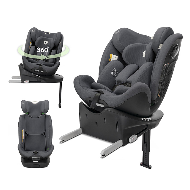 Lorelli Perseus i-Size ISOFIX 40–150 cm Grey – Παιδικό Κάθισμα Αυτοκινήτου 360°