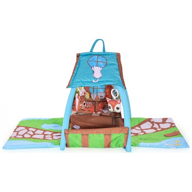 Lorelli Play Mat Little House Βρεφικό Γυμναστήριο Δραστηριοτήτων 113x56x53cm (10300420000)