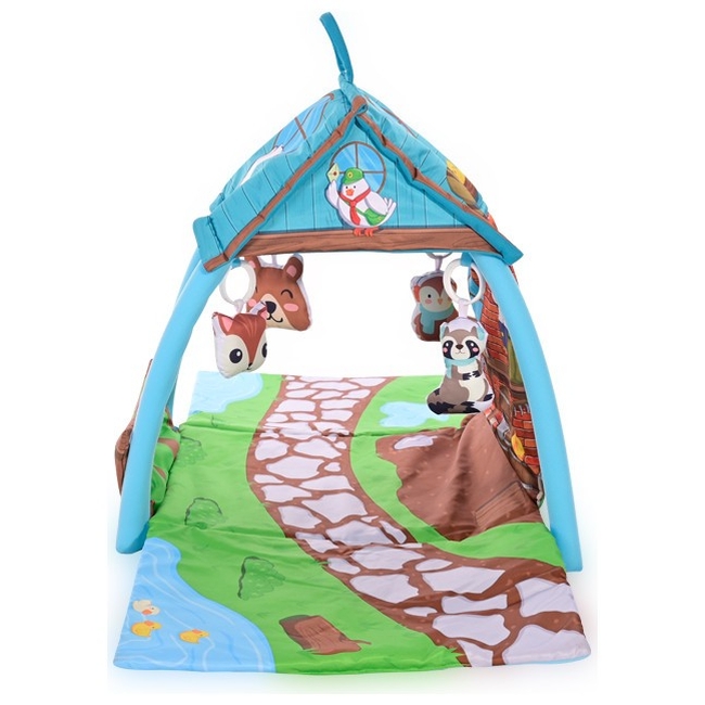 Lorelli Play Mat Little House Βρεφικό Γυμναστήριο Δραστηριοτήτων 113x56x53cm (10300420000)