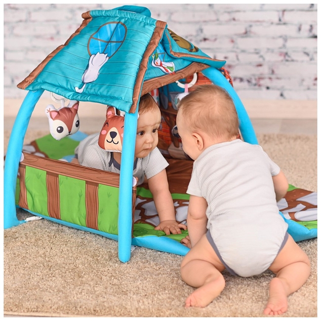 Lorelli Play Mat Little House Βρεφικό Γυμναστήριο Δραστηριοτήτων 113x56x53cm (10300420000)