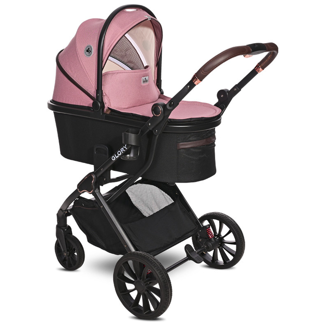 Lorelli Premium Glory 3 in 1 Reversible Baby Stroller 0-22kg with Accessories Pink 10021762301