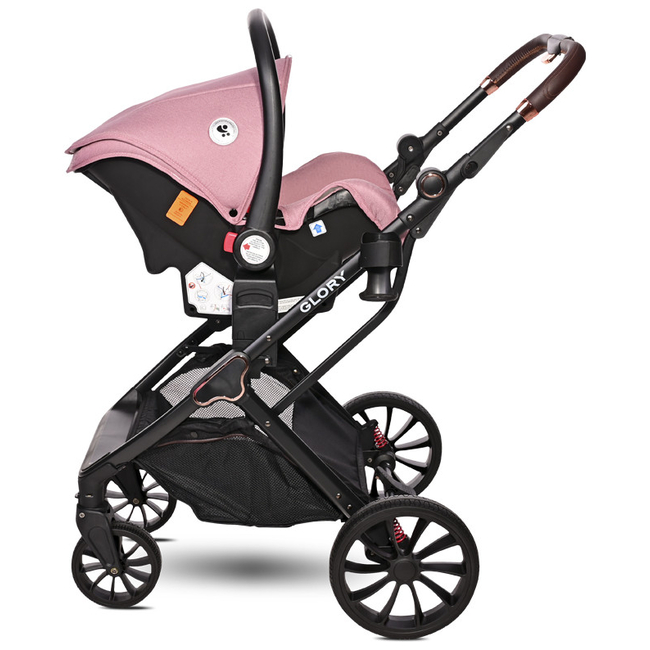 Lorelli Premium Glory 3 in 1 Reversible Baby Stroller 0-22kg with Accessories Pink 10021762301